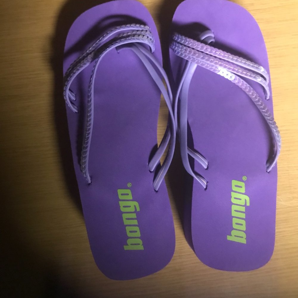 Bongo Sequin Flip Flops